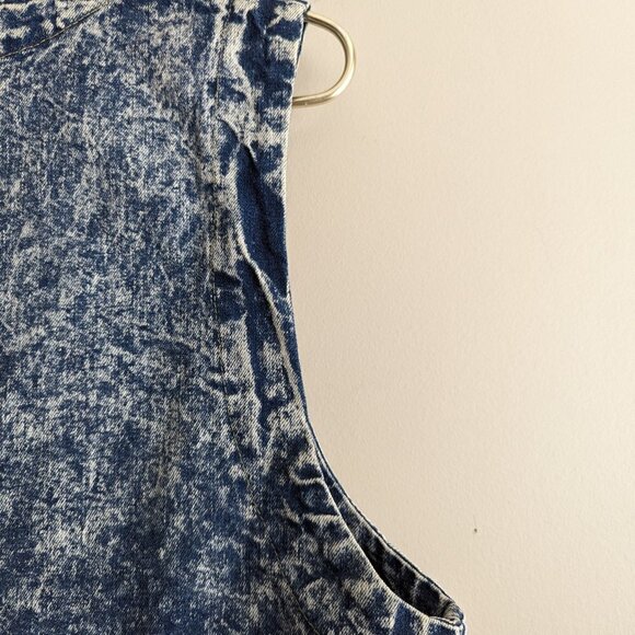 Vintage Cherokee Acid Wash Denim Vest - Picture 5 of 7